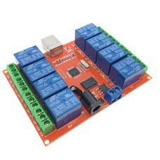 8Channel Relay Module USB (PC Intelligent) Control Switch