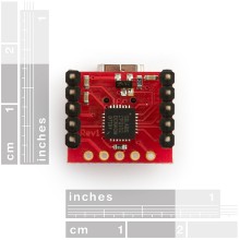 Breakout Board for CP2102 mini USB to Serial