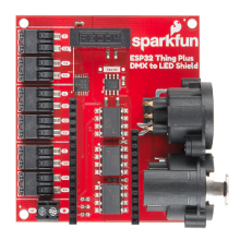 SparkFun ESP32 Thing Plus DMX to LED Shield