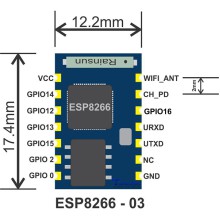 ESP8266-03 Simple Serial WIFI Transceiver