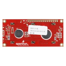 Basic 16x2 Character LCD - Red on Black 3.3V