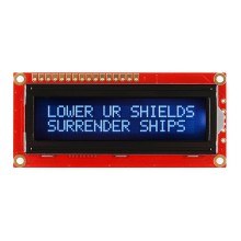 Basic 16x2 Character LCD - White on Black 3.3V