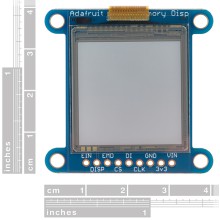 SHARP Memory Display Breakout - Silver Monochrome 1.3", 96x96