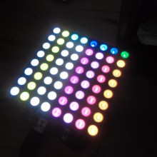 60mm Square 8*8 LED Matrix - Super Bright RGB CIRCLE-DOT