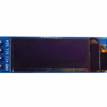 0.91" I2C OLED 128x32- Blue