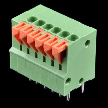 Spring Terminals - PCB Mount (6-Pin)