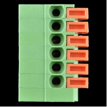 Spring Terminals - PCB Mount (6-Pin)