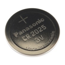 Coin Cell Battery - 20mm (CR2025)