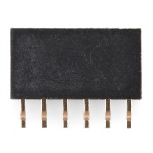 Header - 6-pin Female (SMD, 0.1", Right Angle)