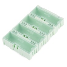 Modular Plastic Storage Box - Medium 4 pack