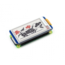 212x104, 2.13inch E-Ink display HAT for Raspberry Pi, three-color