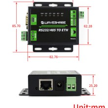 Industrial RS232/RS485 to Ethernet Converter
